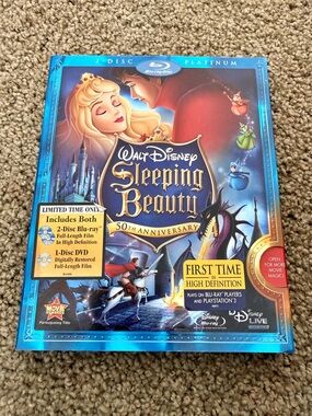 Walt Disney Sleeping Beauty 50th Anniversary Blu-ray